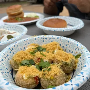 Dahi Puri (Contains Yogurt)