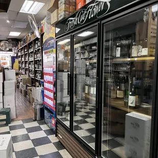 the inside of a store
