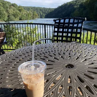 Chair tea on the river