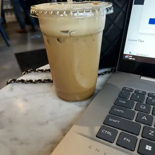 Iced Latte with Soy Milk