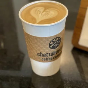 My absolutely perfect cup of coffee served with brilliant conversation and laughs. Love Chattahoochee Coffee Company - Westside!