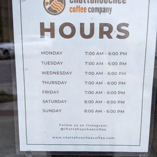 Opening hours