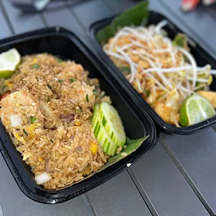 TydeTate Kitchen - Thai Shrimp Fried Rice &amp; Pad Thai