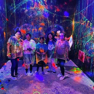 Black light painting