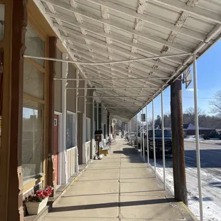 Sidewalk on Main Street