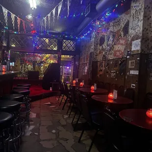 Seating area before Jazz Band arrived