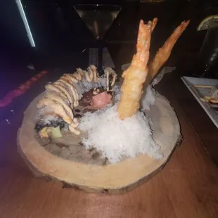 Towering shrimp