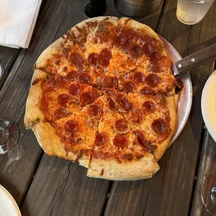 Pepperoni pizza