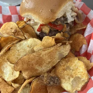Philly burger was pretty good