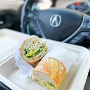 Tuna Sandwich on Baguette! | www.moniquedao.com