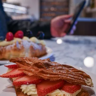 Strawberry Envelope - so flaky with pockets of buttery goodness!