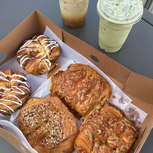 Spinach and Cream Cheese Croissant