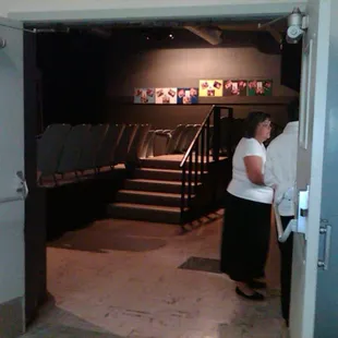 to the theater