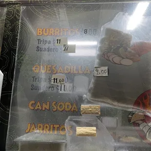 Prices/menu as of May 2023