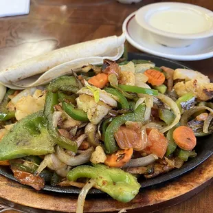 Veggie fajitas part 1