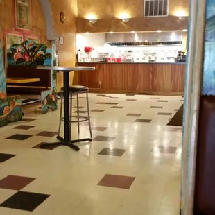 interior, sushi and sashimi