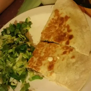 Steak and cheese quesadilla