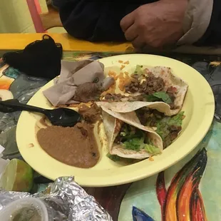 Carne asada tacos