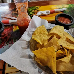 Chips and salsa...