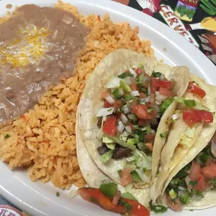 Carne Asada lunch tacos