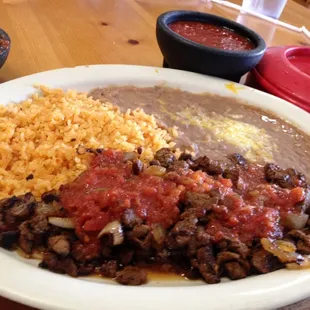 #1 carne guisada (flour tortillas)  the best