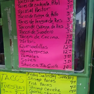 El menu