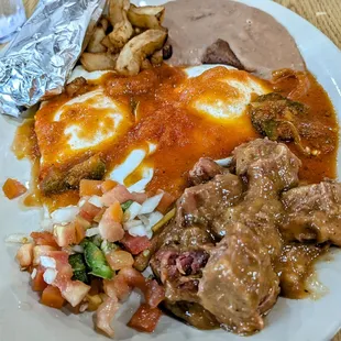 Carne Guisada Plate