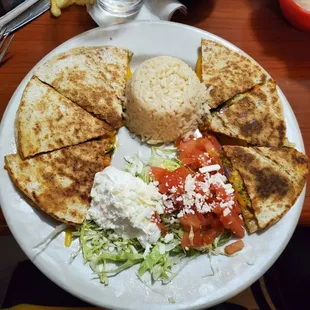 Veggie quesadillas