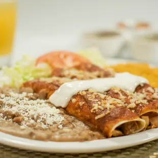 Enchiladas Plate