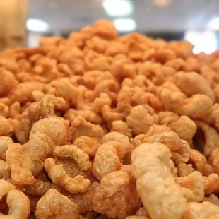 Fresh chicharrones.