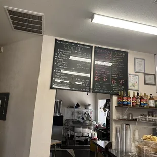 More menus....