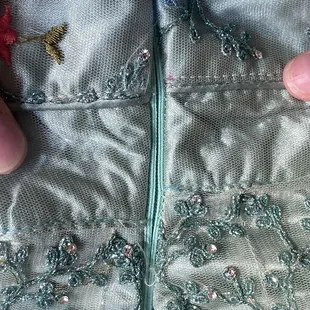 Misaligned bodice. Crazy bad.