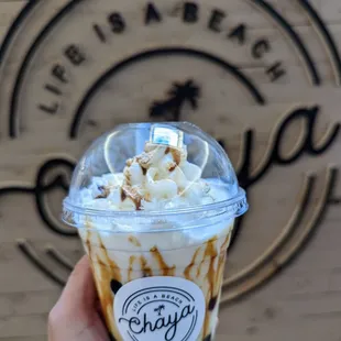 Kuromitsu kinako milk - caffeine free treat for that evening sweet tooth craving