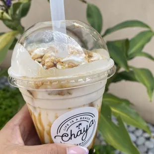 Kuromitsu kinako milk