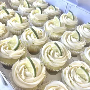 Key lime cupcakes