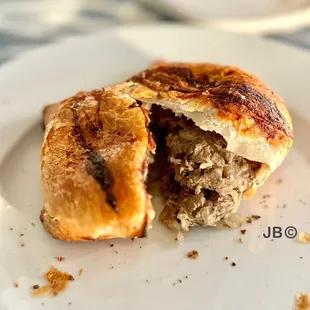 Samsa (meat inside as shown)