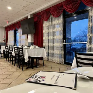 he interior of a restaurant