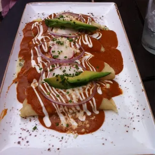 Sweet Corn Enchiladas