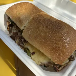 Cheesesteak sandwich