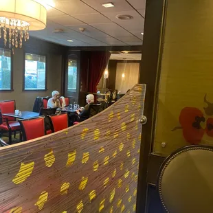 Table overlooking one of the dining areas