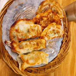 Mandu sampler. All were great but the pork was the best.