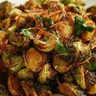 Flash fried Brussel Sprouts