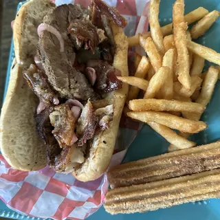 PORCHETTA SANDWICH (w/ Fries)