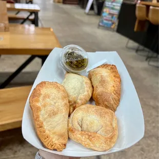 Empanadas - corn, ham &amp; cheese, beef, and brisket