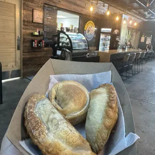 assorted empanadas