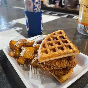 Chicken /waffles