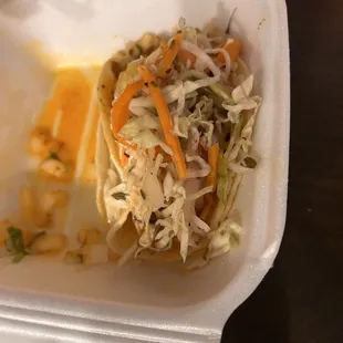 Baja fish tacos (mahi)