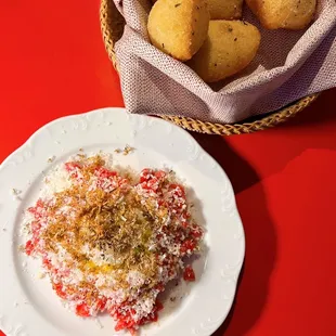 Carne Cruda: Dry-Aged Flannery Beef w/ parmigiano reggiano, burgundy truffle | $38