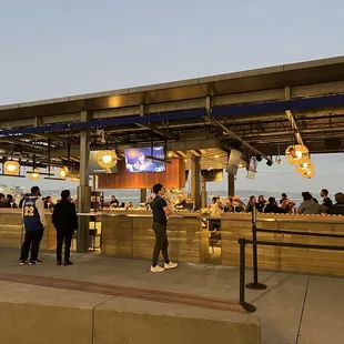 Outside seating