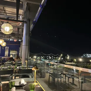 Outside seating